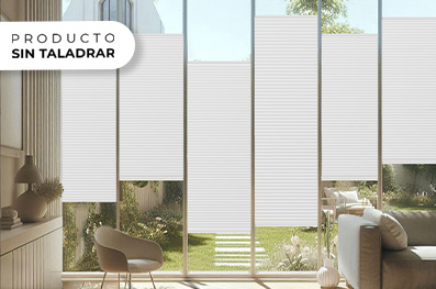 Pleated Curtains Estores para cortinas de cristal