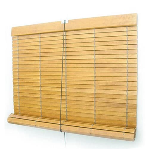 Barra de cortina madera natural sin barnizar