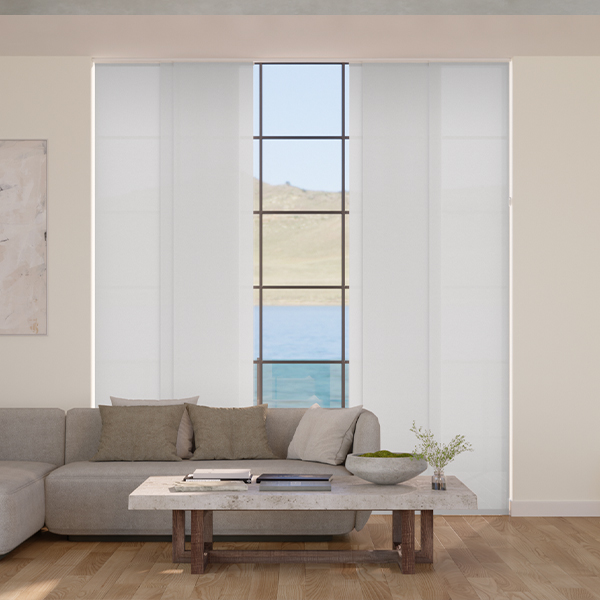 Panel de cortina de lino con tapa de pestañas cortinas gris -  España